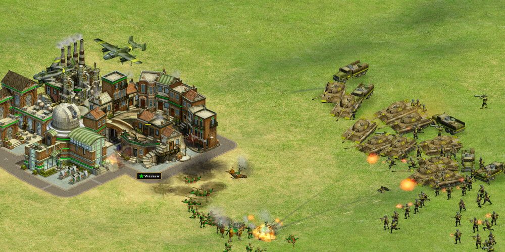 Battle taking place in Rise of Nations