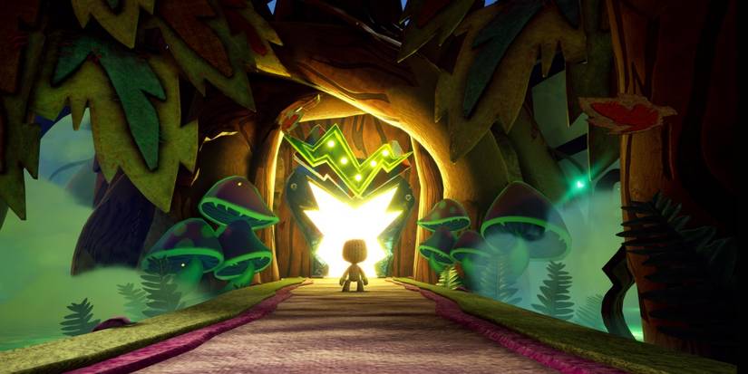 sackboy a big adventure forest level screenshot
