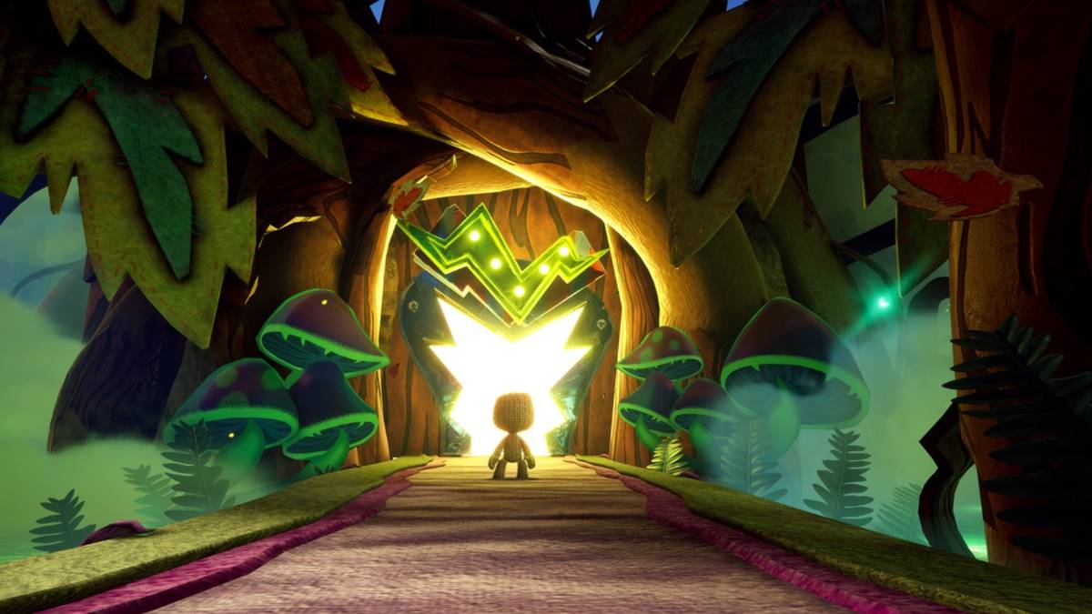 sackboy a big adventure forest level screenshot