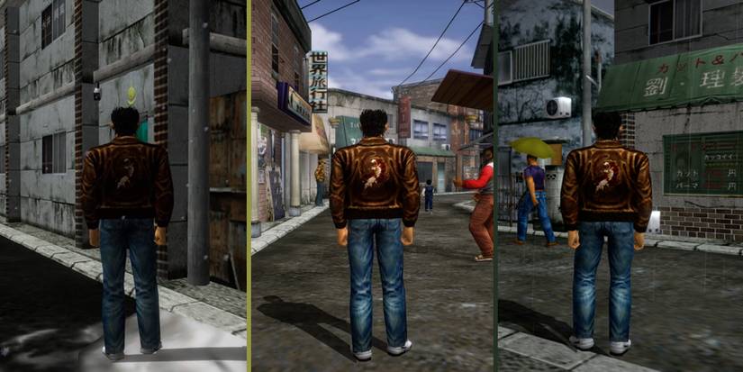 Snow, sun and rain in Shenmue
