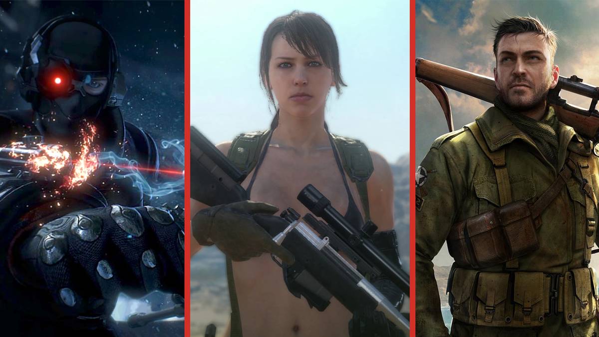 Deadshot (Batman Arkham), Quiet (Metal Gear Solid V) and Karl Fairburne (Sniper Elite)