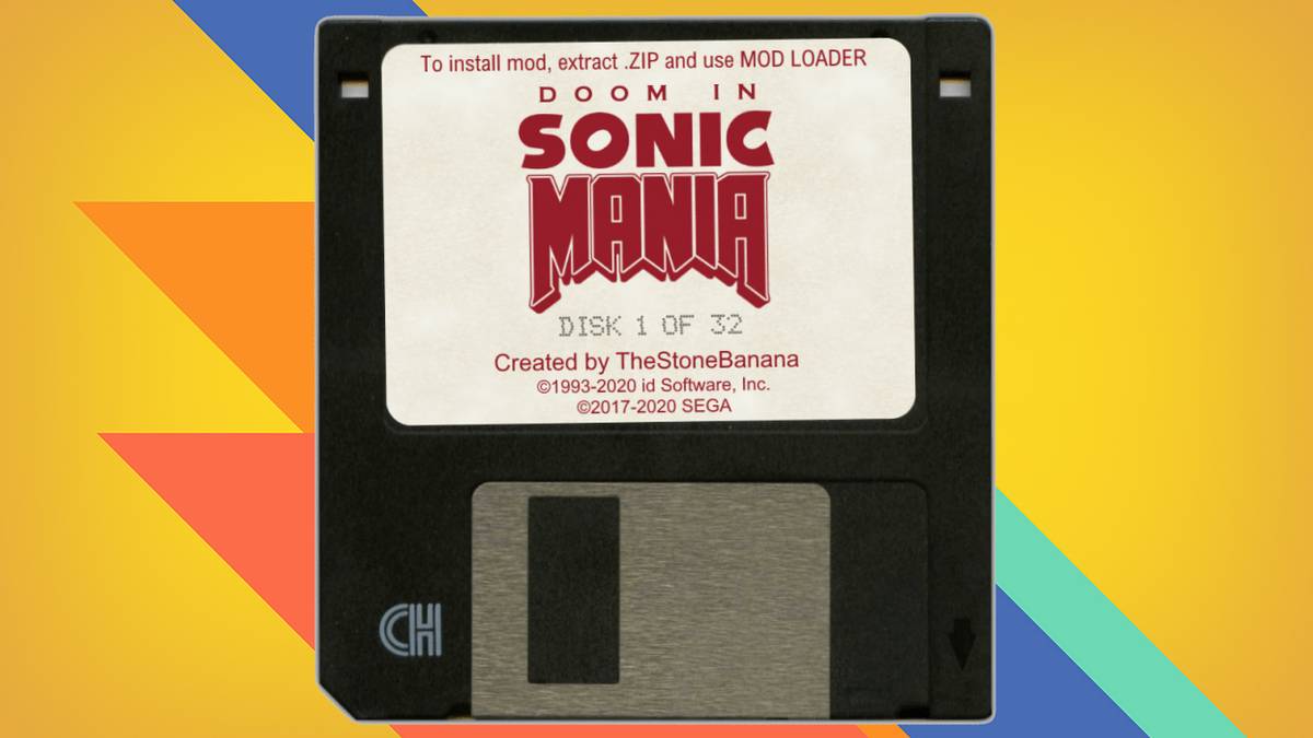sonic mania doom mod thestonebanana sega sonic hacking contest