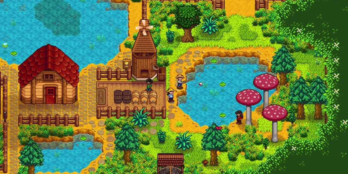 Stardew Valley Switch gameplay