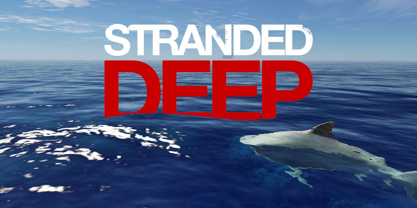 A shark swims by in Stranded Deep.