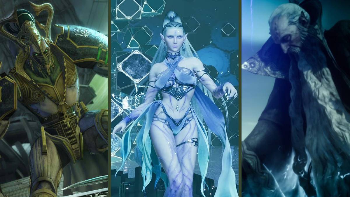 Odin, Shiva and Ramuh from the Final Fantasy series