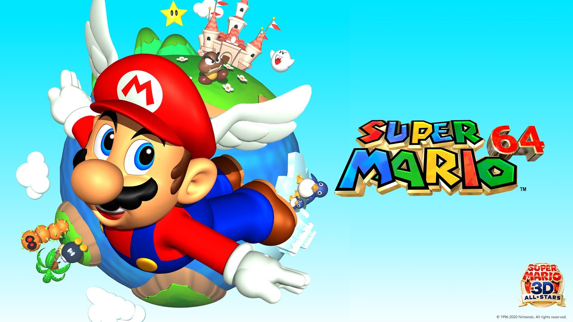 Super Mario 64 Super Mario 3D All-Stars Box Art