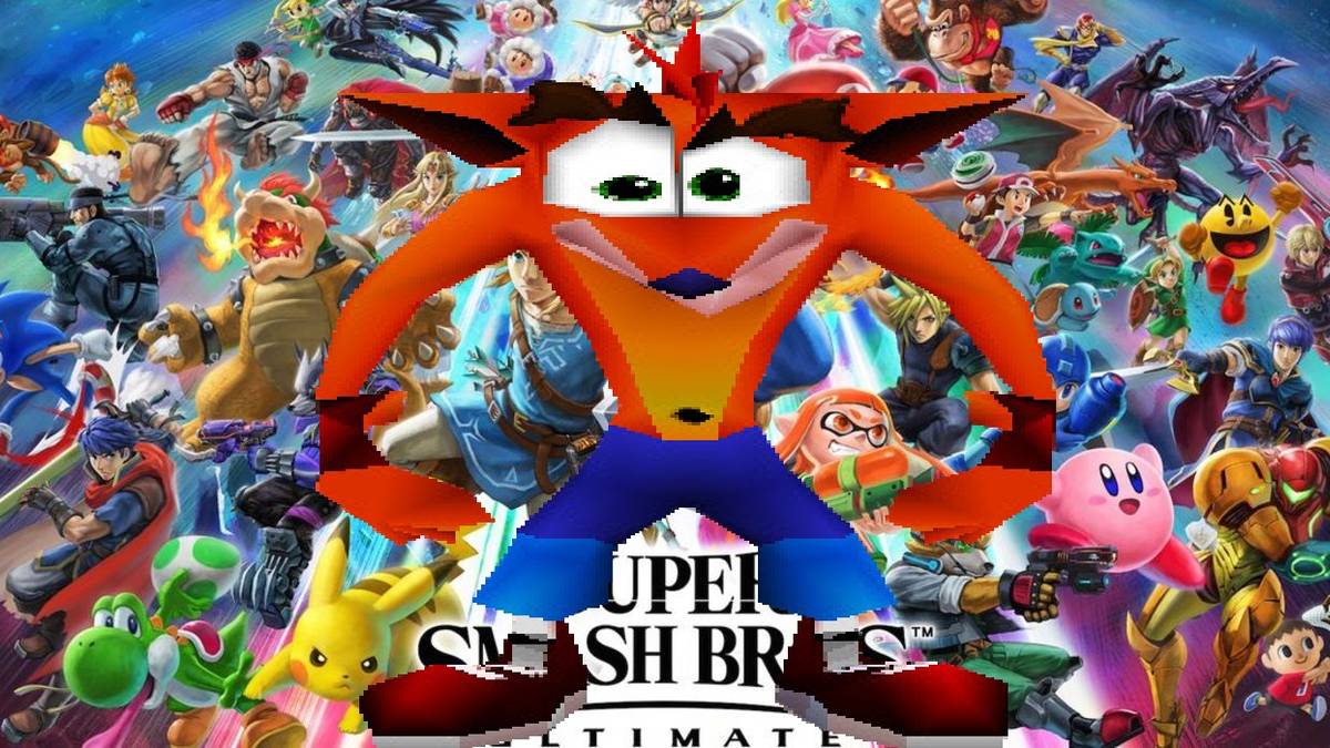 super smash bros ultimate crash bandicoot leak