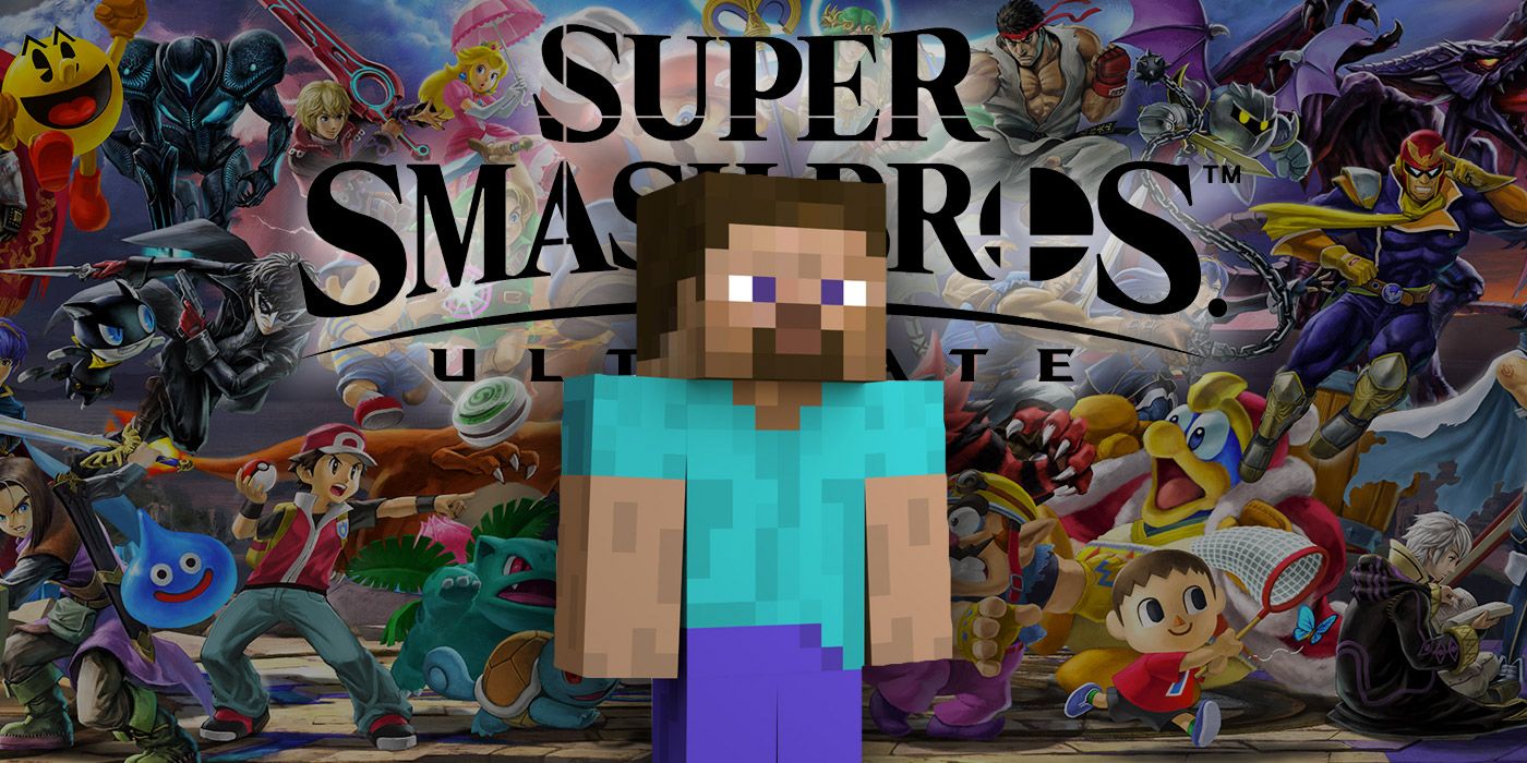 Super Smash Bros Ultimate Minecraft Steve