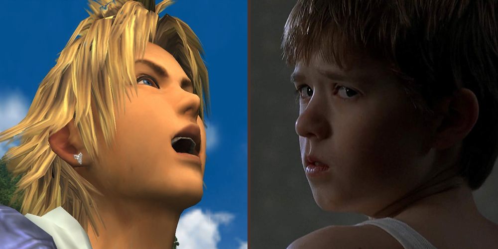 Tidus from Final Fantasy X and the kid from The Sixth Sense