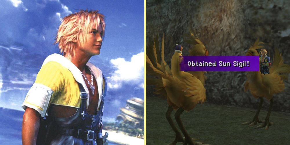 Tidus from Final Fantasy X and his connection to the sun