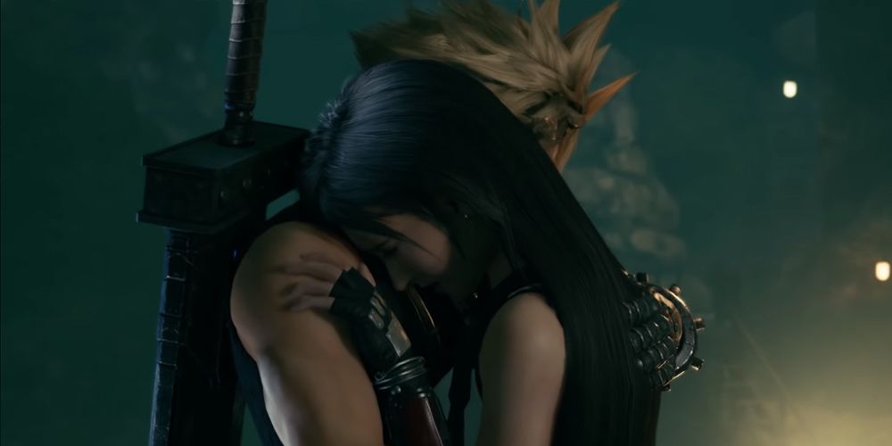 Tifa crying from Final Fantasy VII Remake