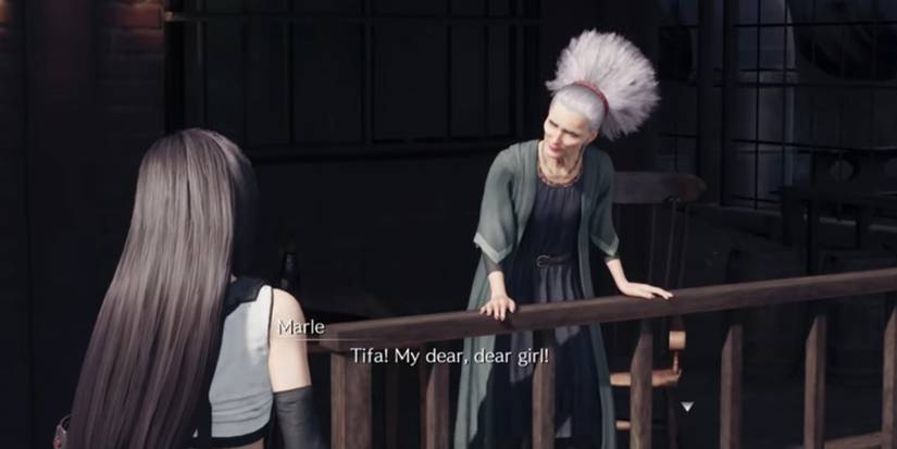 Tifa and Marle from Final Fantasy VII Remake