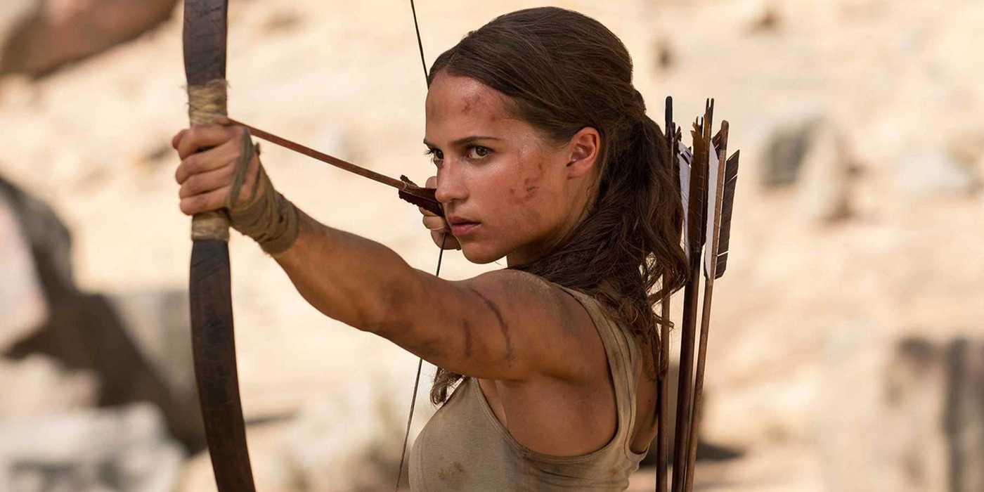 Alicia Vikander dalam film Tomb Raider
