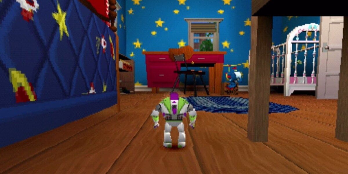 Buzz lightyear in toy story 2 on the n64