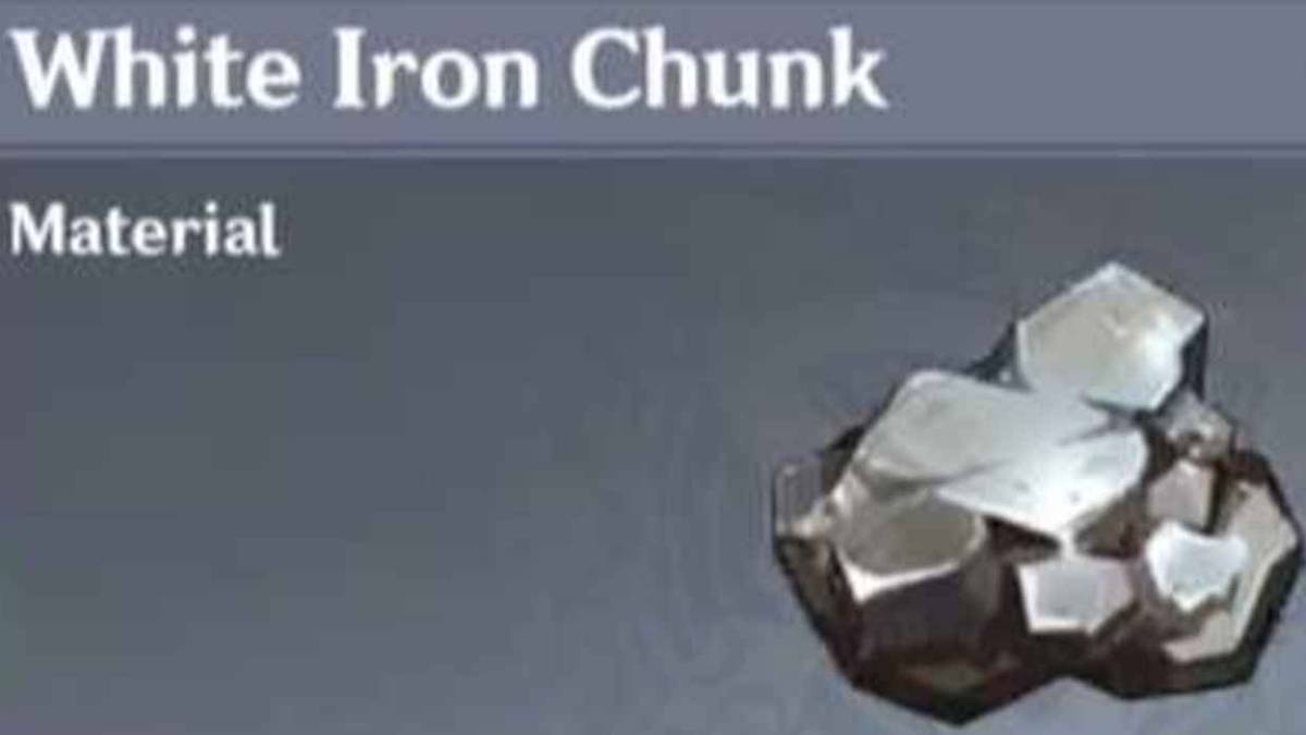 Genshin Impact Farm White Iron Chunks