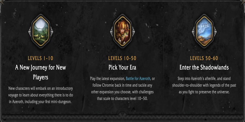 WoW New Leveling System