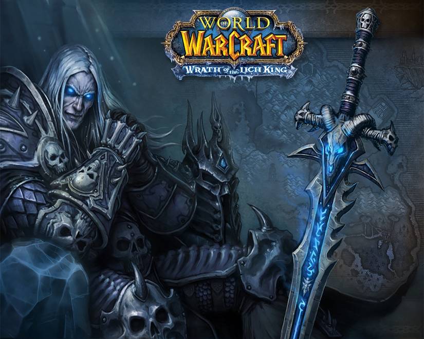 world of warcraft wotlk northrend loading screen arthas
