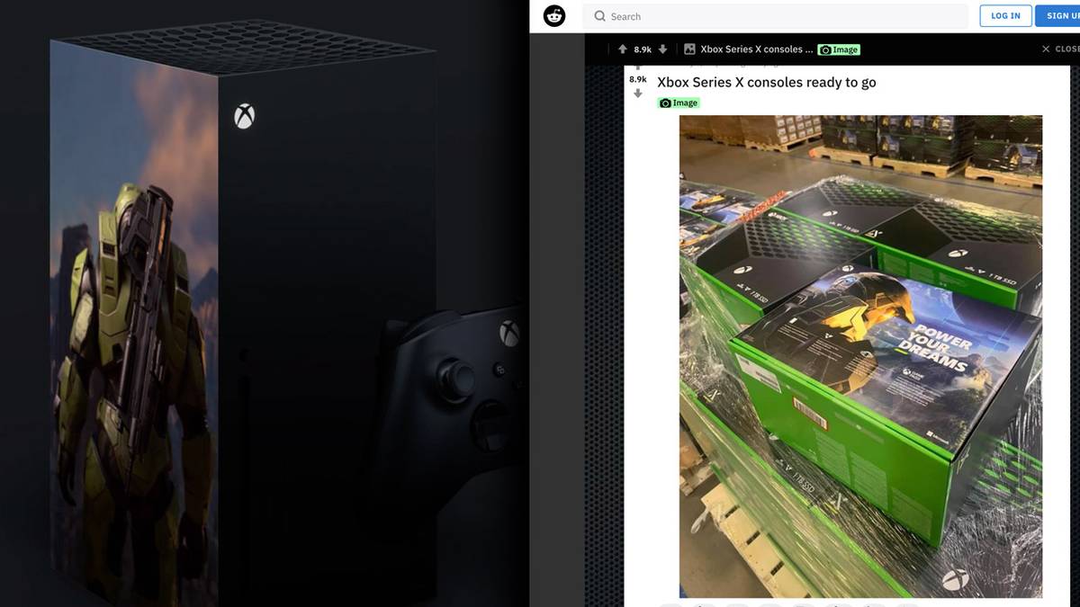 Xbox Series X Retail Box Halo Infinite