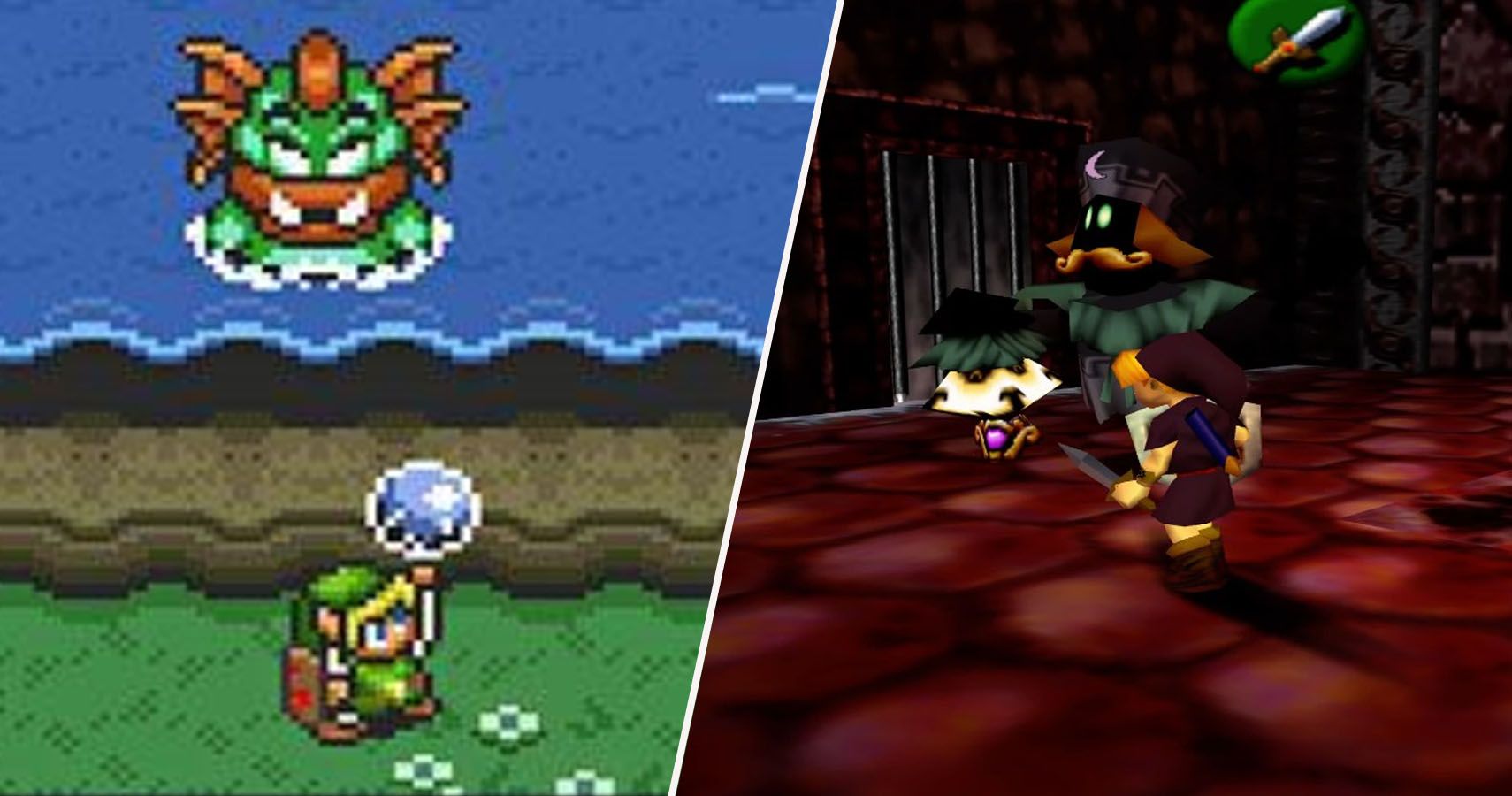 The Legend of Zelda a Link to the past (Gameboy advance) Rom Hack