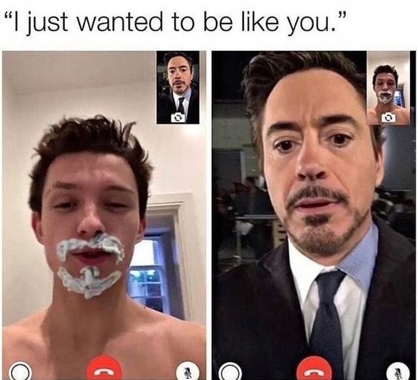 Tom Holland Shaving Beard