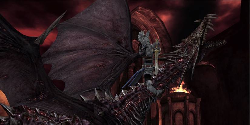 warden attacking archdemon