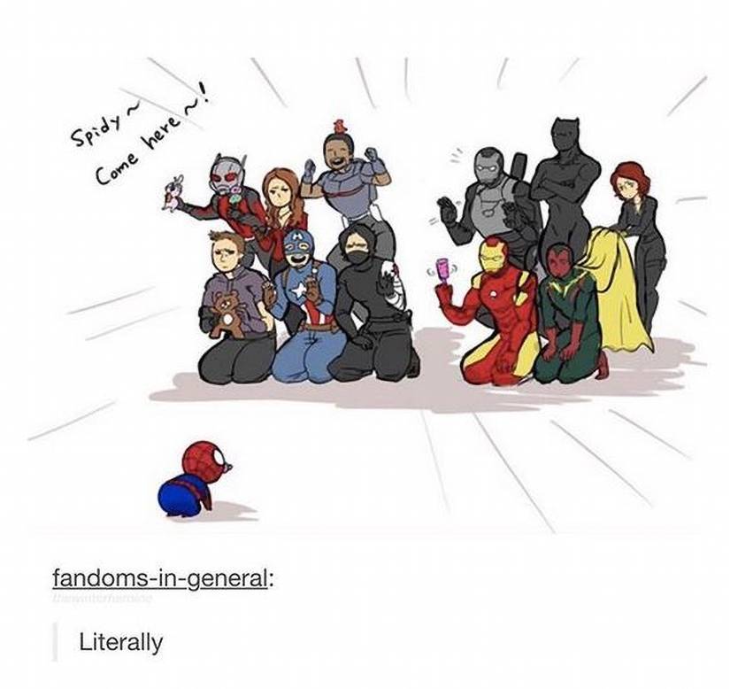 Tom Holland Is Small Spider-Man