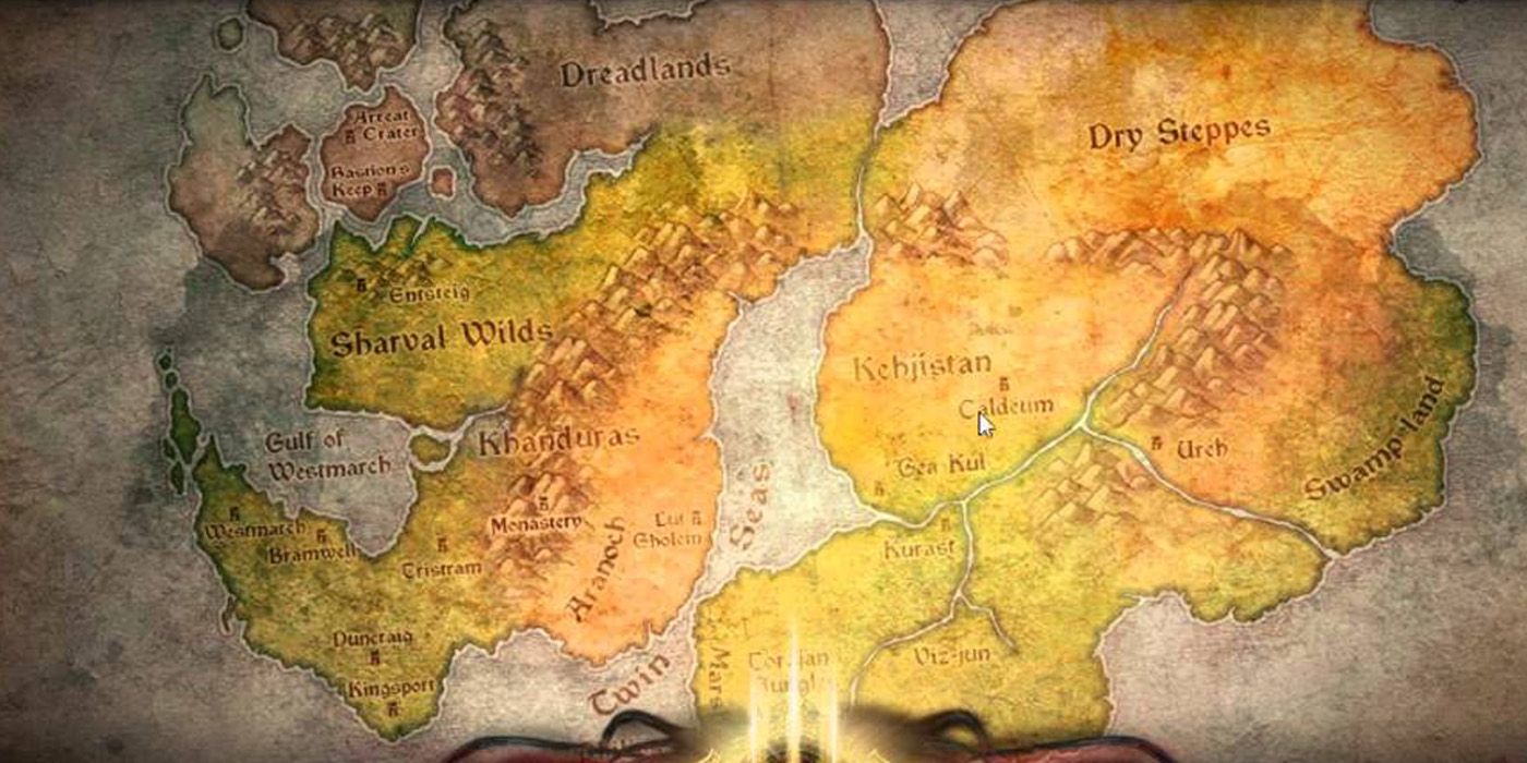 A Map of Sanctuary - Diablo Prime Evils Trivia