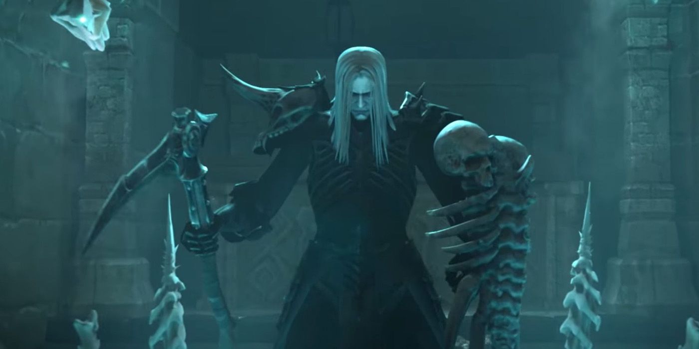 A Necromancer bearing a bone armor - 9 - Diablo Necromancer Trivia
