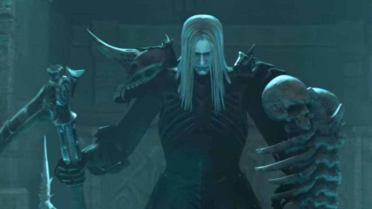 A Necromancer wielding his bone weapons - Diablo Most Powerful Non Celestial People