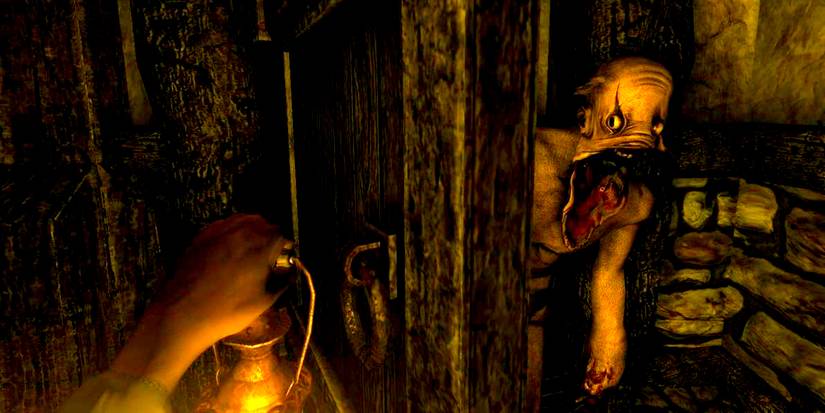 Horror Amnesia Dark Descent Monster Peeking In