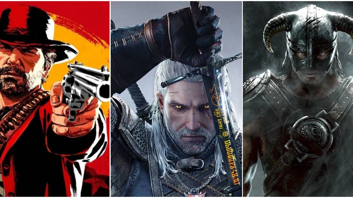 Arthur Morgan Geralt and Skyrim Feature Image