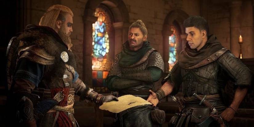 Assassins Creed Valhalla Evior Meets With The Hidden Ones Bureau