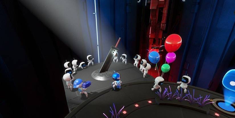 PS5 Astro's Playroom FF7 Sword Monument