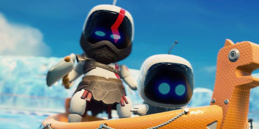 PS5 Astro's Playroom God Of War Kratos Atreus Bots Boat