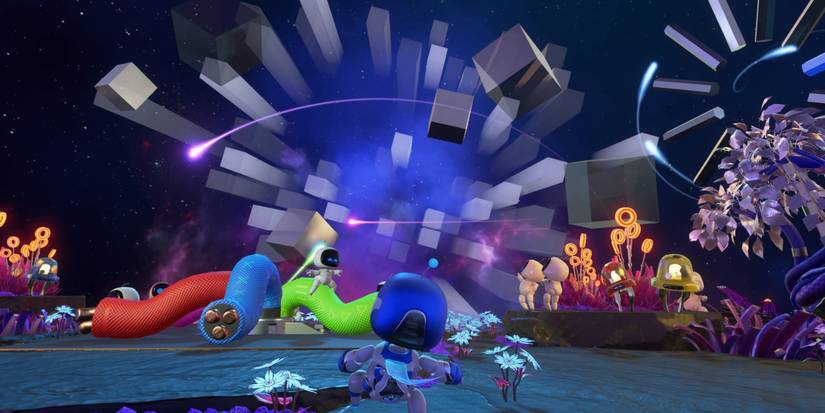 PS5 Astro's Playroom PS2 Loading Screen Background