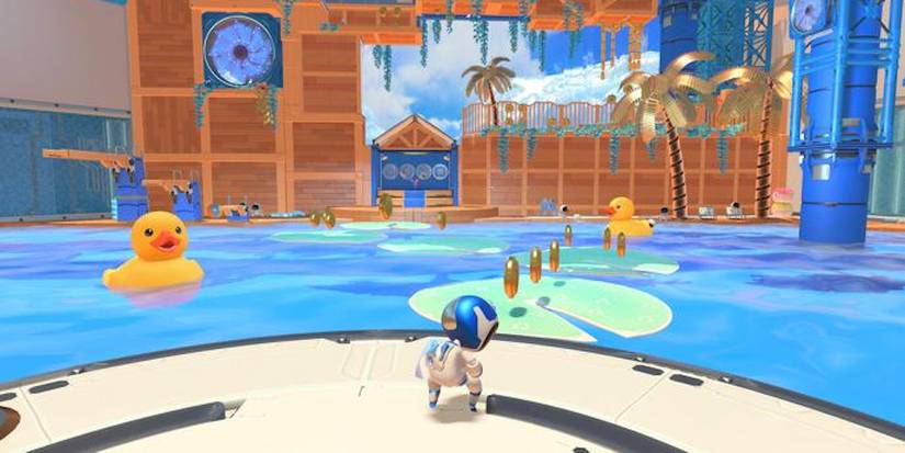PS5 Astro's Playroom Rubber Ducks Water