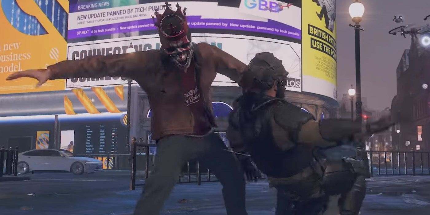 Attacking a guard in WD Legion - Watch Dogs Legion Mistakes Players Do