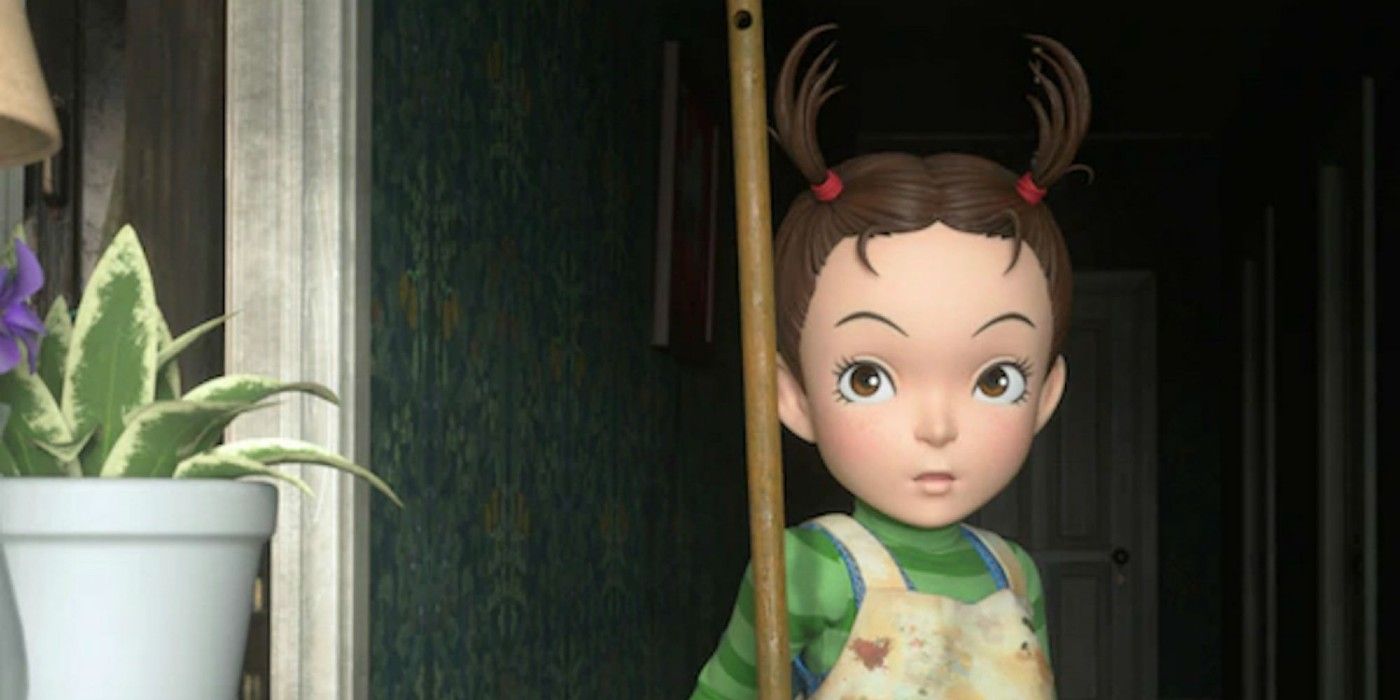 Photo from Studio Ghibli's first CG feature film Aya and the Witch.