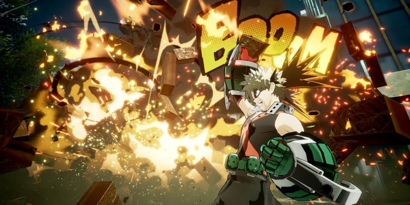 Bakugo in My Hero One's Justice 2