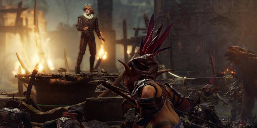 Baldurs Gate 3 Party in the middle of a fight