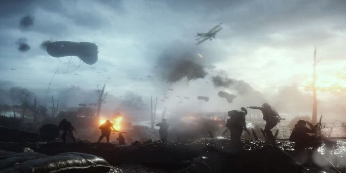 Battlefield 1 Xbox One mid-combat