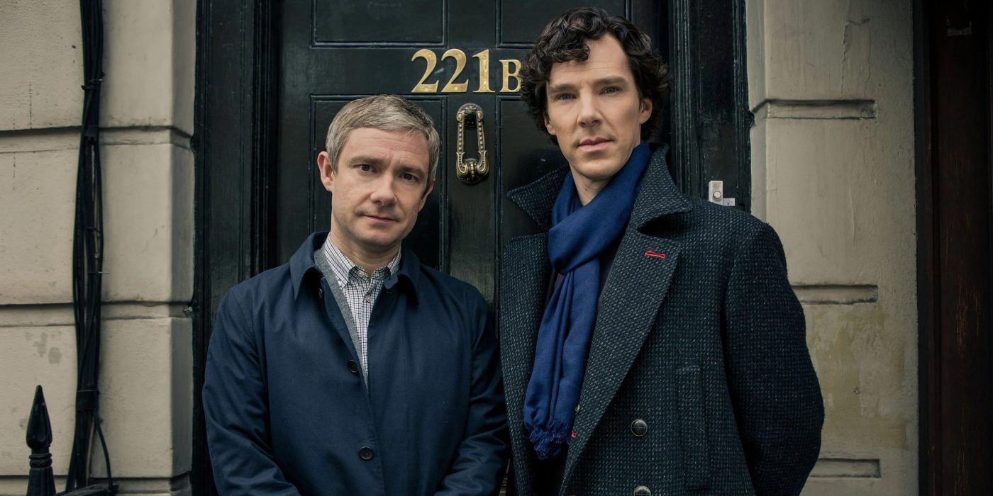 Benedict Cumberbatch and Martin Freeman in Sherlock