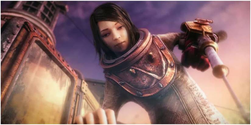 Eleanor Abstracting Delta's ADAM At The End Of Bioshock 2