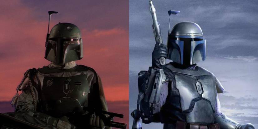 Boba Fett and Jango Fett from the Star Wars films.