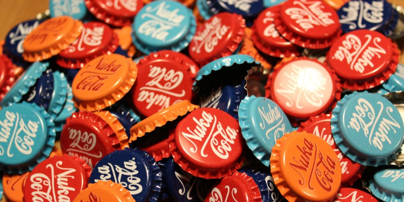 image of Nuka cola bottle caps from Fallout
