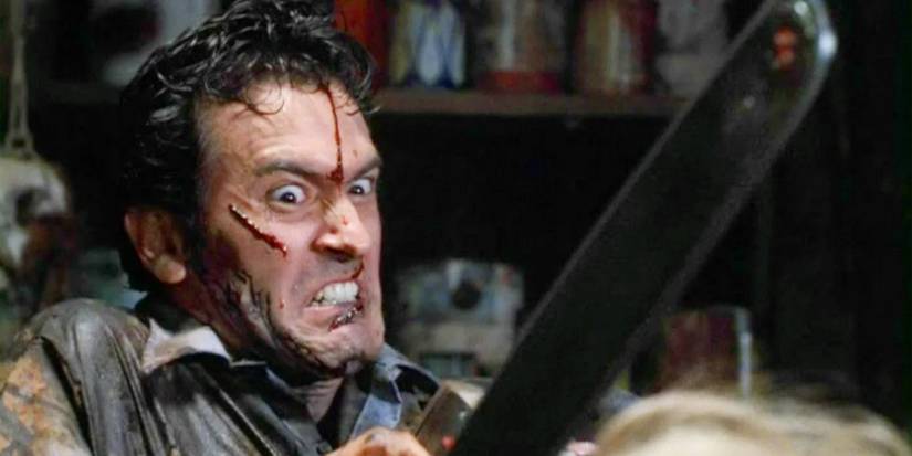 Bruce Campbell in The Evil Dead