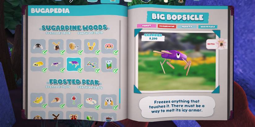 Sugarpine Woods is where players can Bopsicles in Bugsnax