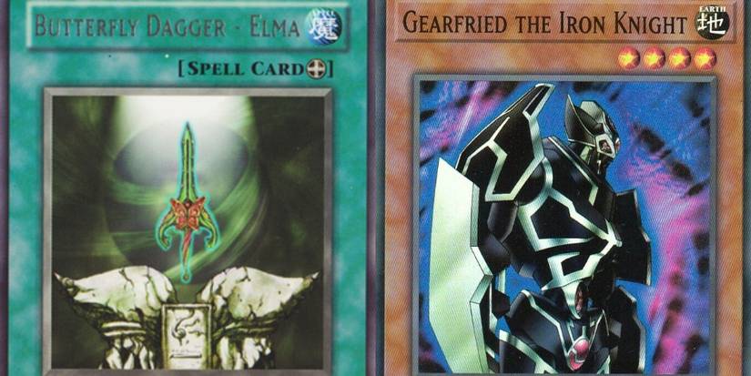 Butterfly Dagger Elma and Gearfried the Iron Knight TCG artwork