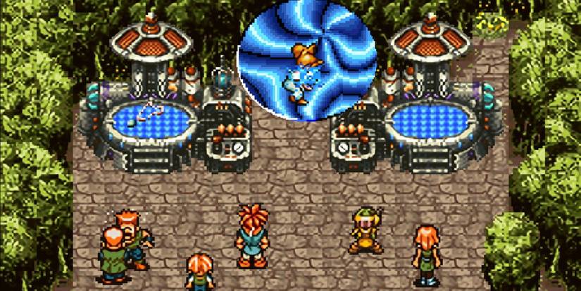 SNES Chrono Trigger Time Portal Open