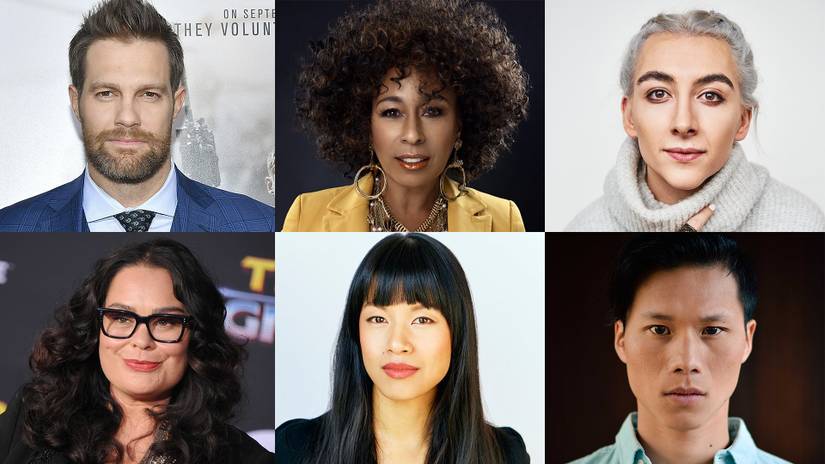 Split photo of other notable cast members that will appear in the live-action version of Cowboy Bebop.